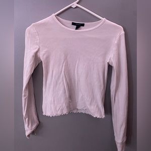 Forever 21 White Longsleeve shirt